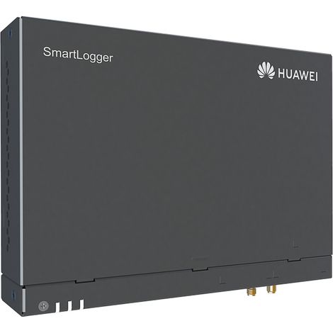 Monitoreo de instalaciones pv huawei para la serie comercial soporte para hasta 80 inversores interfaces: rs485, ethernet, wi-fi (solo configuración), entradas y salidas digitales adicionales, sin pan (1/2)