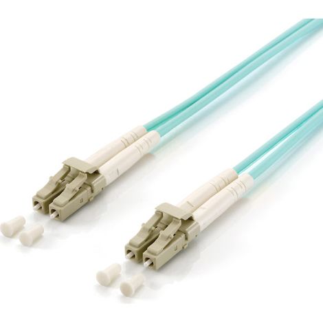 Equip LWL Patchkabel LC- LC 5.00m Multimode Duplex OM3 türk Polybeutel