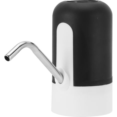 Wiederaufladbare USB-Wasserpumpe, elektrischer Wasserspender für Zuhause und Büro, Schwarz (1/5)