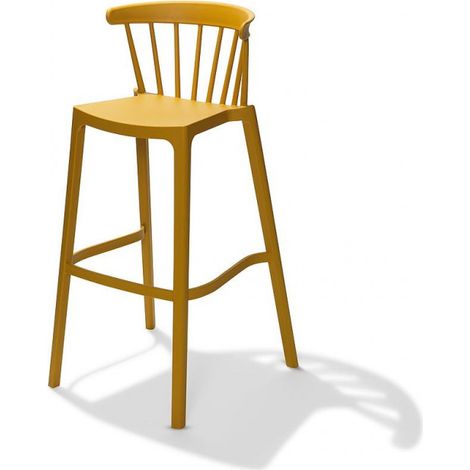 Tabouret de Bar Windson en Polypropylène - Lot de 4 - Veba (1/2)