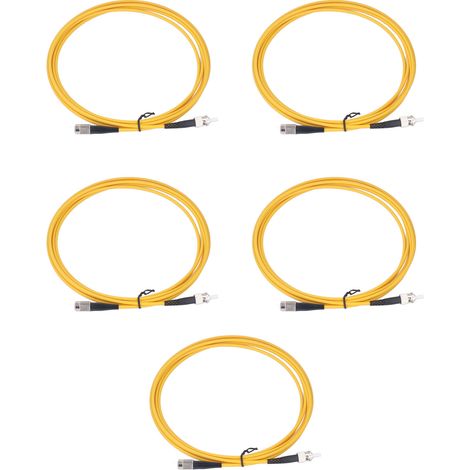5 Stück Glasfaser-Patchkabel, flammhemmend, Carrier-Qualität, alterungsbeständig, Glasfaser-Patchkabel-Leitungsdraht (1/5)