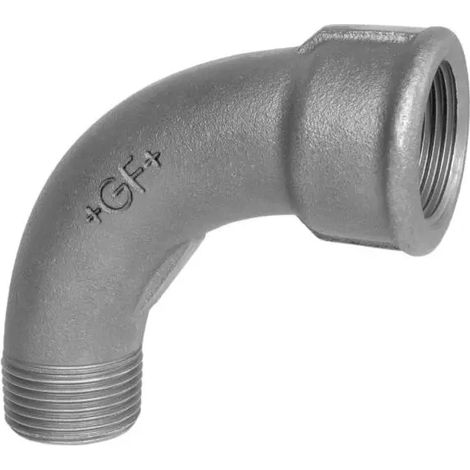Raccordo curvo 90° maschio femmina in ghisa malleabile zincata 2" GEORG FISCHER