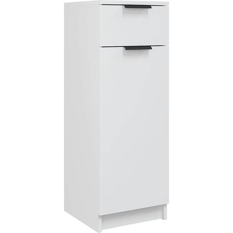 Maison Exclusive - Armario de baño madera contrachapada blanco 32 (1/5)