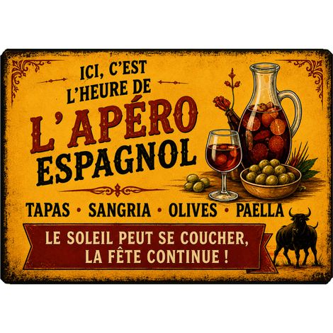 Planche à découper en verre apéro espagnol 29 x 20 cm (1/2)