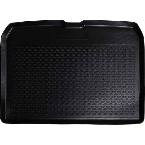 Trunk Mat Black suitable for AUDI Q2 2017- Rubber vidaXL