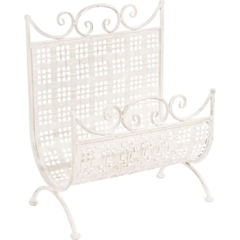 Portariviste Emily bianco cm 36x22x45h