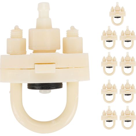 Interrupteur U en ABS Épais pour Abreuvoir Automatique de Poulets – Compatible tuyaux 8mm/9.5mm (Lot de 10 pièces) (1/4)
