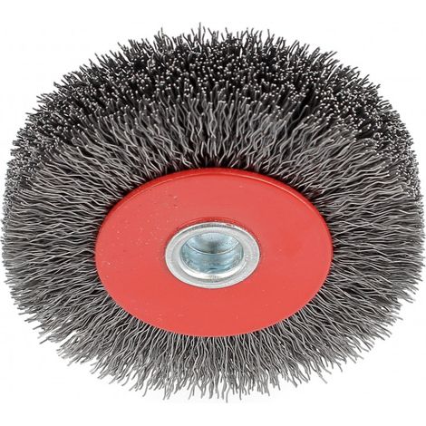 Brosse Circulaire D70x18x6 Fil Acier Ondulé 0.30 Spécial (1/2)