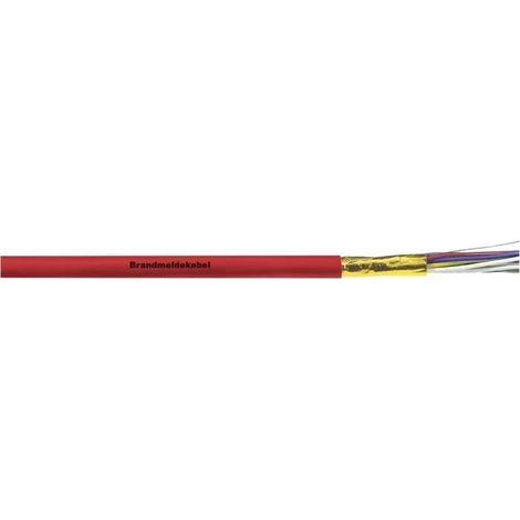 Lapp Cable de alarma contra incendios rojo 250 m 2 x 0,8 mm