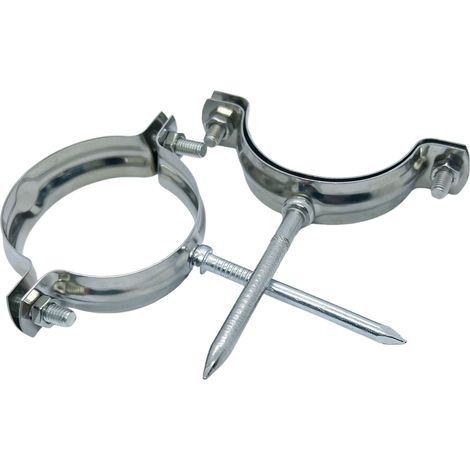 (3x Collier pour fixation de tuyaux en métal (1/5)