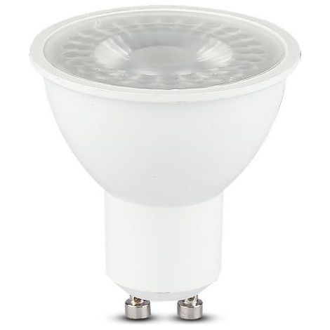 LAMPADINA LED GU10 7.5W FARETTO SPOTLIGHT SMD CHIP SAMSUNG V-TAC VT-292 Bianco Caldo
