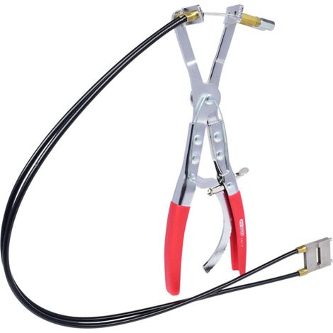 Pince à collier à crémaillère avec double câble Bowden, 600mm
