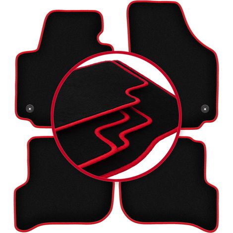 Alfombrillas CARLUX-RED para Seat Altea XL monovolumen (08.2008-2015) (1/5)