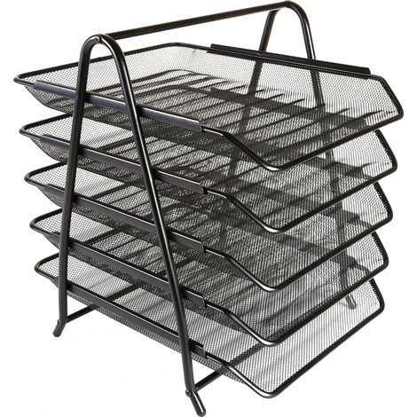 Mesh 5 Tier Tray - Black 5TT BLACK (1/5)