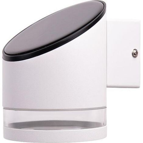 Aplique LED solar blanco con sensor 3,7 V 1,2 Ah IP65 (1/5)