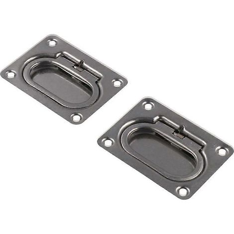 Anneau de levage affleurant anti-vibrations pour bateau, pince de maintien verrouillable, trappes de pont ( ) (1/5)
