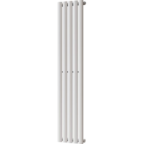 Omeara - White Vertical Radiator H1400mm x W290mm Single Panel (1/3)