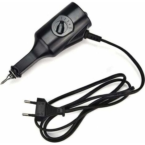 Stylo graveur électrique, graveur électrique à vitesse réglable, stylo graveur pour métal, outil de fabrication de bijoux, EU 220 V, pour métaux, porcelaine, verre, plastique 21 (1/4)