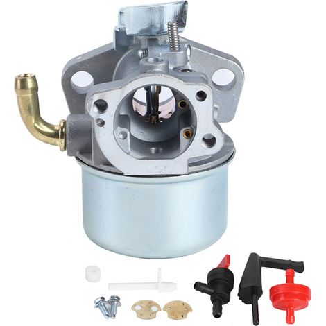 Carburador nuevo de aluminio con junta para motores de cortacésped – modelos 798653 / 693865 (1/5)