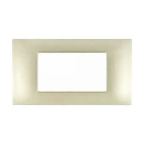Mapam Placca sabbia 4 posti tecnopolimero compatibile Vimar Plana - GEM-P6004-SA