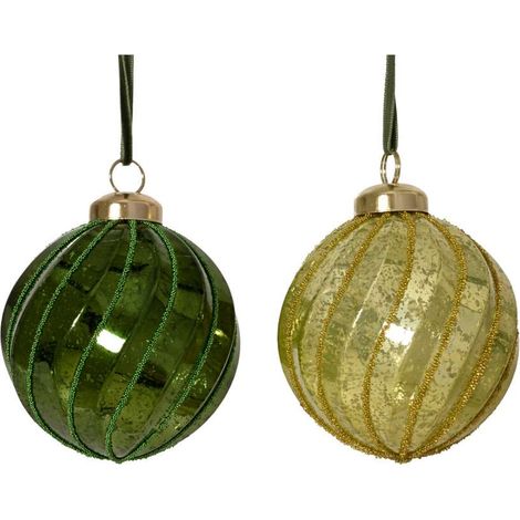Decoris Pallina Natale Verde Diametro 80 cm Finitura Lucida Infrangibile