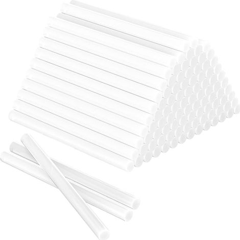 Bâton de Colle Chaude - 7 x 100 mm - Compatible Pistolet à Colle 7 mm - Pour Bricolage Artisanat Réparation - 100 Pièces (1/5)