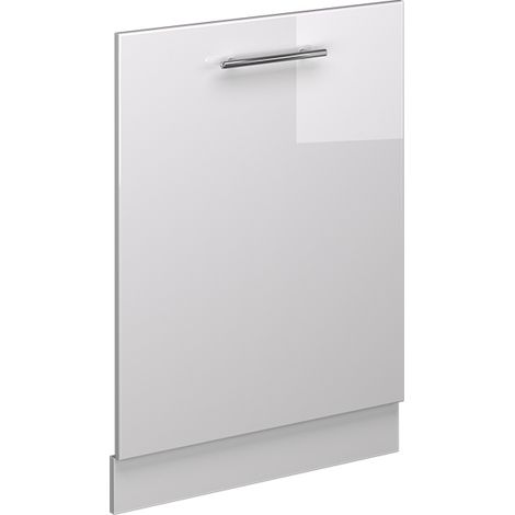 Panel frontal del lavavajillas Fame-Line, Blanco alto brillo, 60 cm sin encimera, Vicco