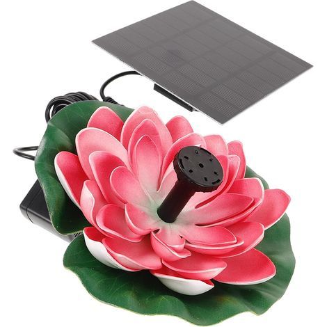 Solarbetriebener Lotus Solarbrunnen Satz Schwimmender (1/5)