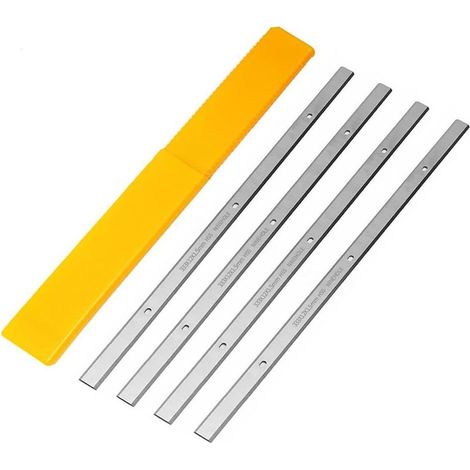 4 Pièces HSS Lames De Raboteuse 333mm, 333mm fers de rabot Pour Metabo DH 330/316, Raboteuse Lames Pour Machines De Travail Du Bois, 333 x 12 x 1,5mm (1/5)