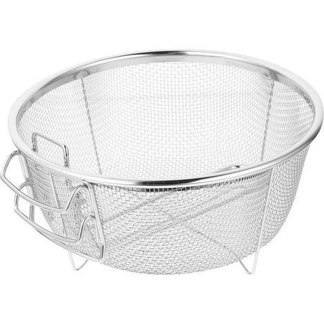 à friture en acier inoxydable avec poignée pliable Forme (1/5)