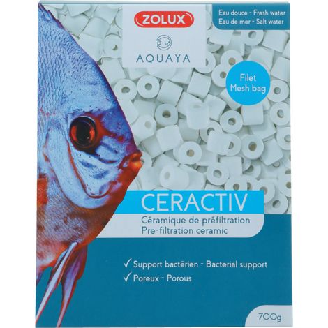 Ceractiv céramique de préfiltration 700 g pour aquarium - zolux (1/5)