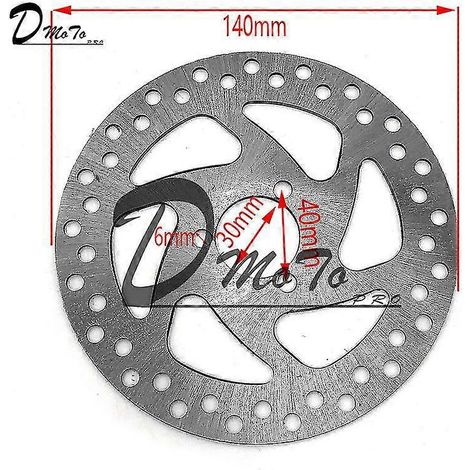Kit de frein à disque arrière 140 mm pour mini-moto tout-terrain à essence 49 cm³, comprenant un étrier et des disques de friction. Compatible également avec les scooters électriques et quads. (1/5)