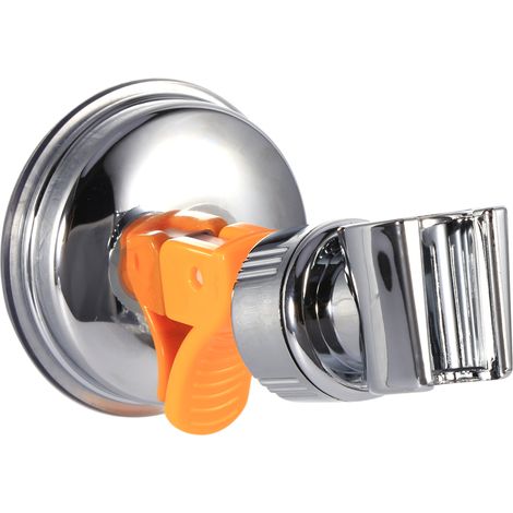 Support Douche ABS - Ventouse Forte - Pour Salle De Bain Lisse - Chromé Poli - 1 Pièce (1/5)