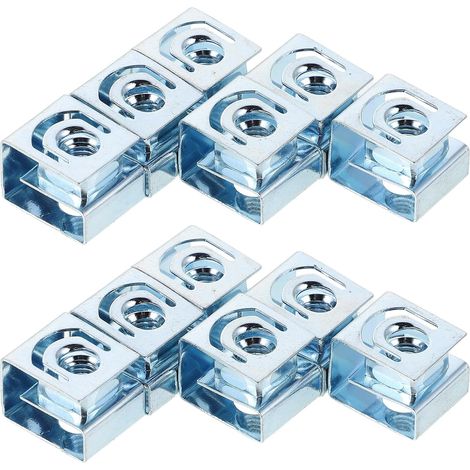 25 écrous de retenue en acier au carbone M5x0,8 type U, conception à (1/5)