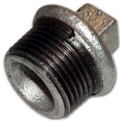 Raccordo Ghisa Zincato Tappo 3/4 (1/2)