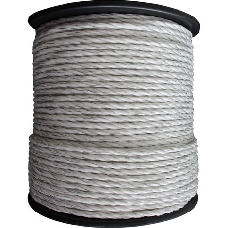 Weidezaunseil Basic - weiß - 200 m, 6 Niro (1/2)