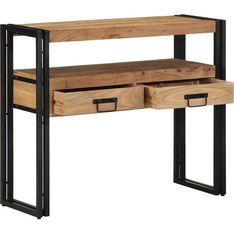 Maison Exclusive - Mesa Consola Marrón 90 x 33 x 75 cm Madera de