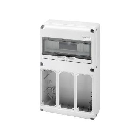 Q-DIN 14M 3 PR.VERR.VERTICAL SBF IP65 GEWISS GW68010N
