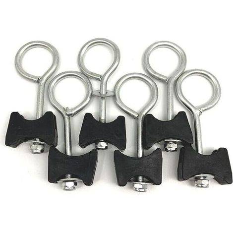 Accessoires pour trampolines, Vis pour trampolines, Vis pour fixer le trampoline, 18 packs, convient aux grands et petits trampolines. (1/4)