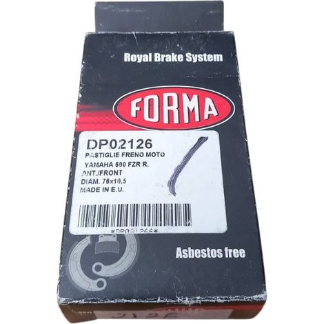 Pastigle freno moto per yamaha 600 fzr r (1/3)
