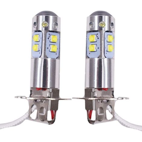 LED fog lights for cars, 50W, H3 base, 3000K gold light, CREE, customization accessory, high-power LED fog lights (1/3)