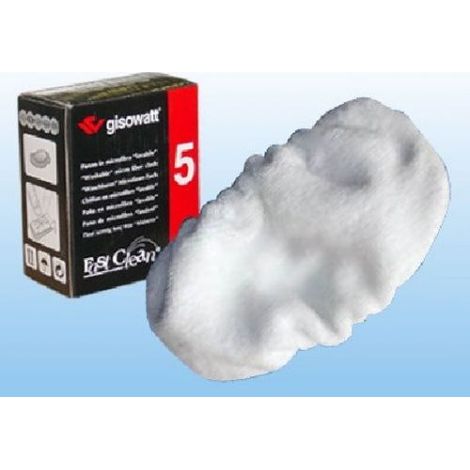 PANNO IN MICROFIBRA LAVABILE 5 PEZZI GISOWATT (00459)