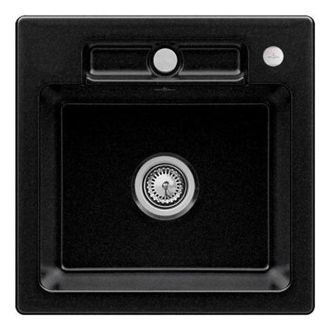 Villeroy & Boch V&B Spüle SILUET 50 S 510x510mm Exzent. chrit (1/3)