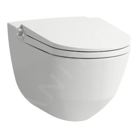 LAUFEN Cabine de douche Cleanet Riva, encastrée, murale, commande (1/5)