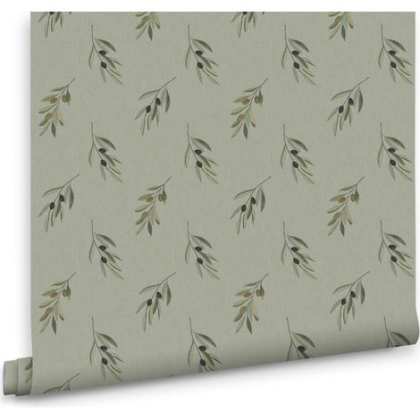 Sophie Allport Vliestapete Kinderzimmer - Olive Branch - 10mx52cm (1/4)