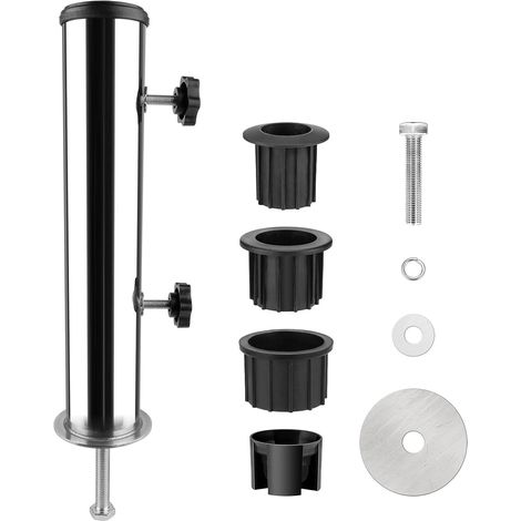 CCYKXA Universal Stainless Steel Tube, Stainless Steel Parasol Stand Kit, Stainless Steel Parasol Base, Parasol Accessories with Stainless Steel Tube Base for Outdoor (1/5)