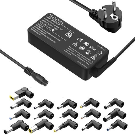 Chargeur Universel pour Ordinateur Portable de 90W avec 16 Conseils Adaptateur Secteur Secteur Compatible avec 16 Conseils Adaptateur Secteur (1/5)