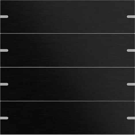 Gira Wippenset 4f Tastsens.4.95 Alum.Schwarz(elox.) [5024126], 5024 126 (1/2)