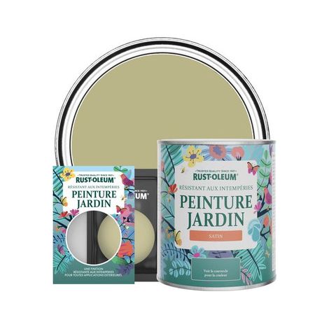 Peinture Jardin, Finition Satinée - Vert Sauge (1/3)