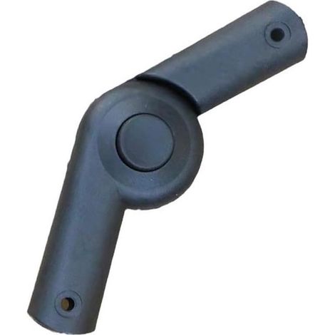 Pièce de rechange pour poignée de chariot de camping - Connecteur en plastique de 22 mm de diamètre intérieur - avec coude à 210° (1/5)